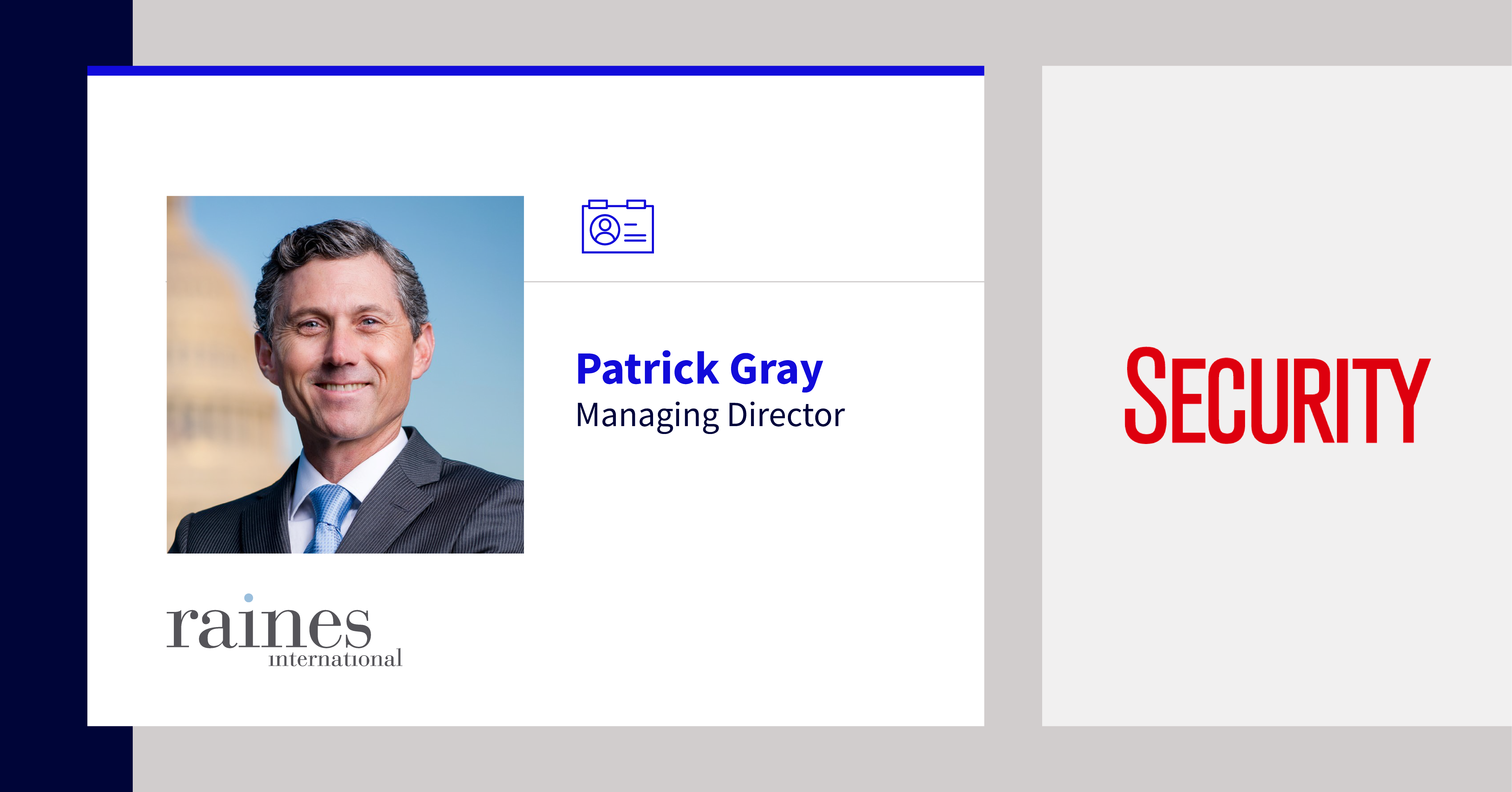 patrick gray headshot, security logo, chief risk officers article