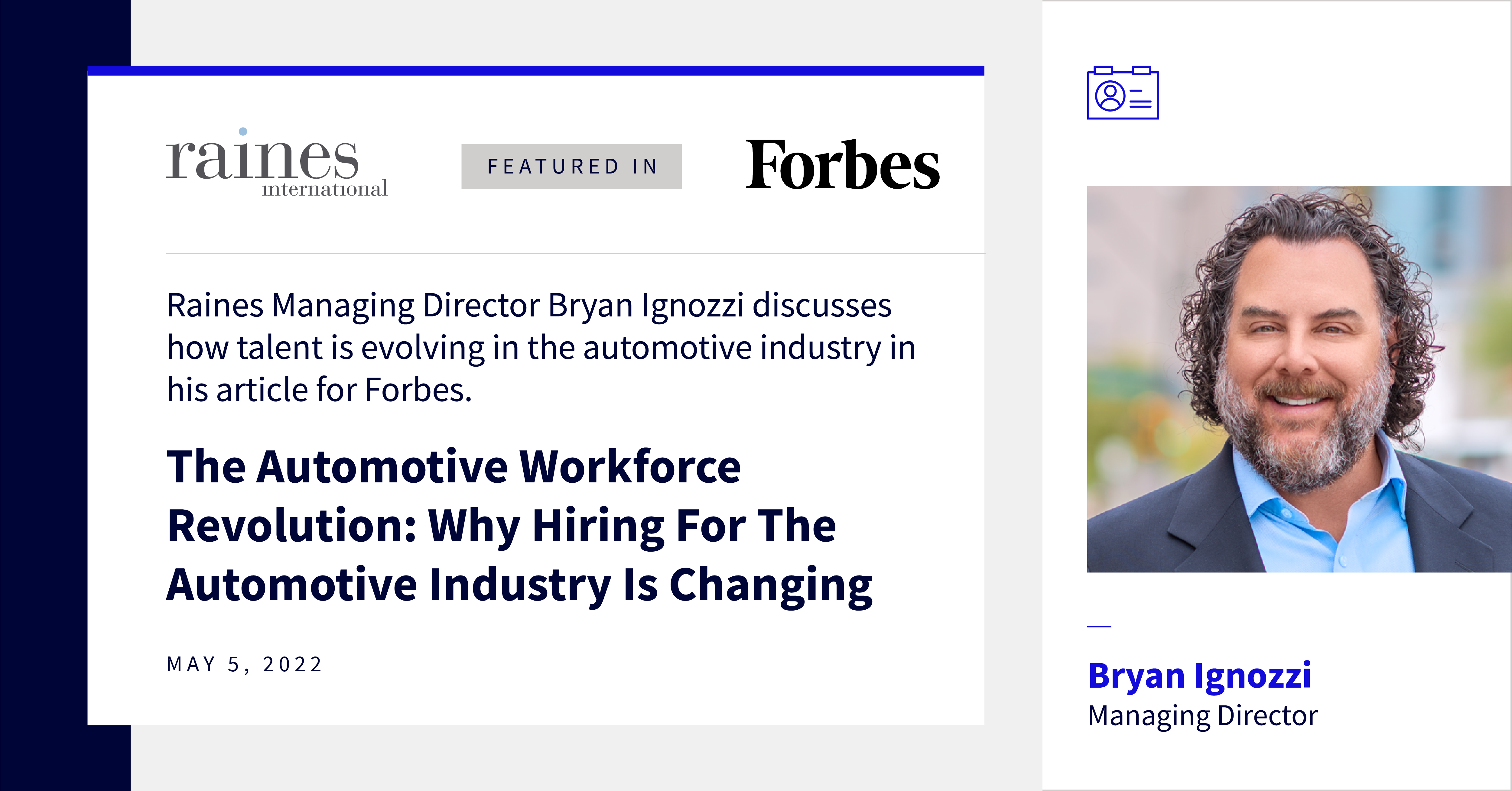 Bryan Ignozzi in Forbes