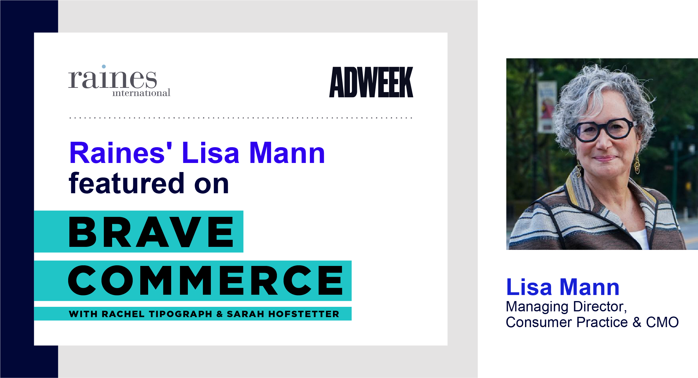 Lisa Mann Ad Week Brave Commerce
