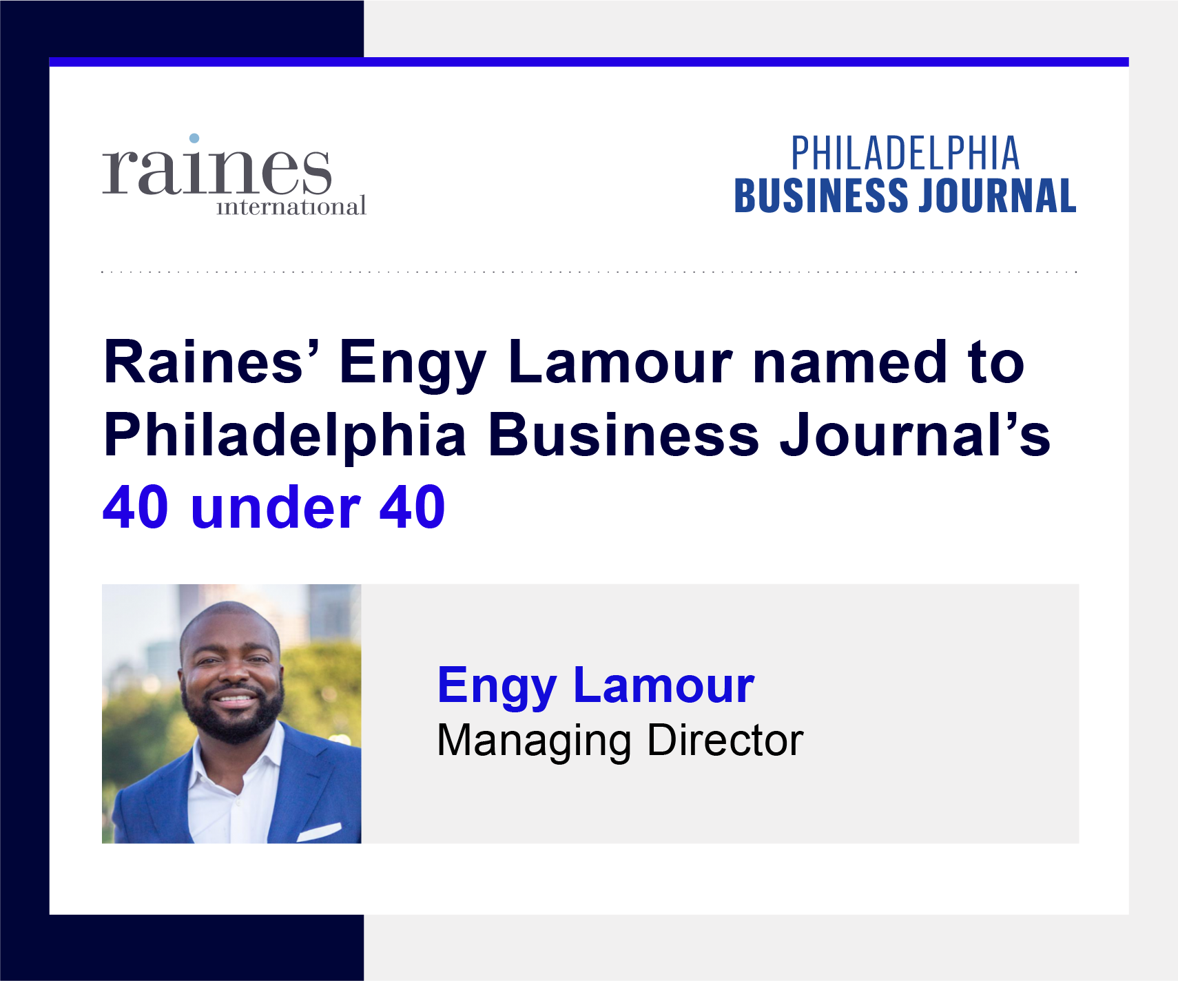 Engy Lamour Philadelphia Business Journal 40 under 40