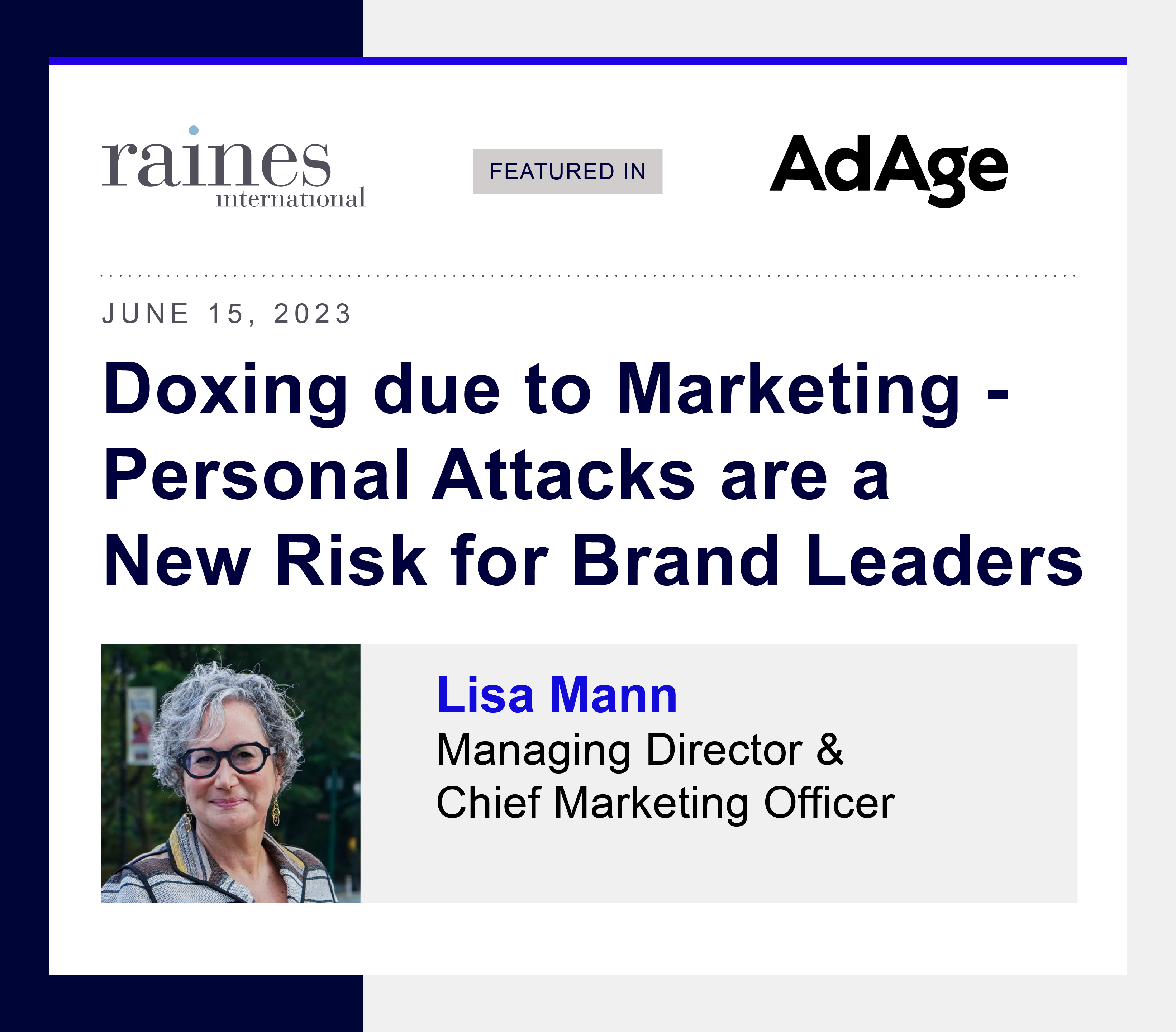 Lisa Ad Age Doxing Marketing Brand Leaders