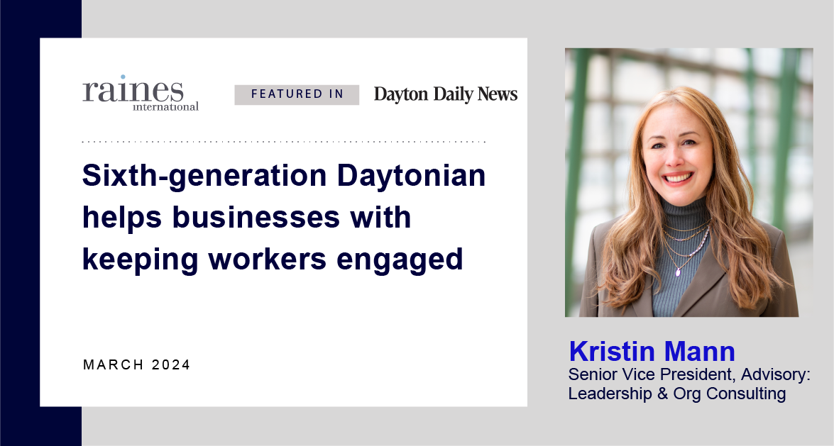 Kristin Mann headshot; Dayton Daily News headline